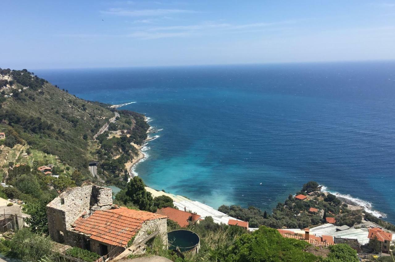 House In Grimaldi. Spectacular View Over The French Riviera! غريمالدي المظهر الخارجي الصورة