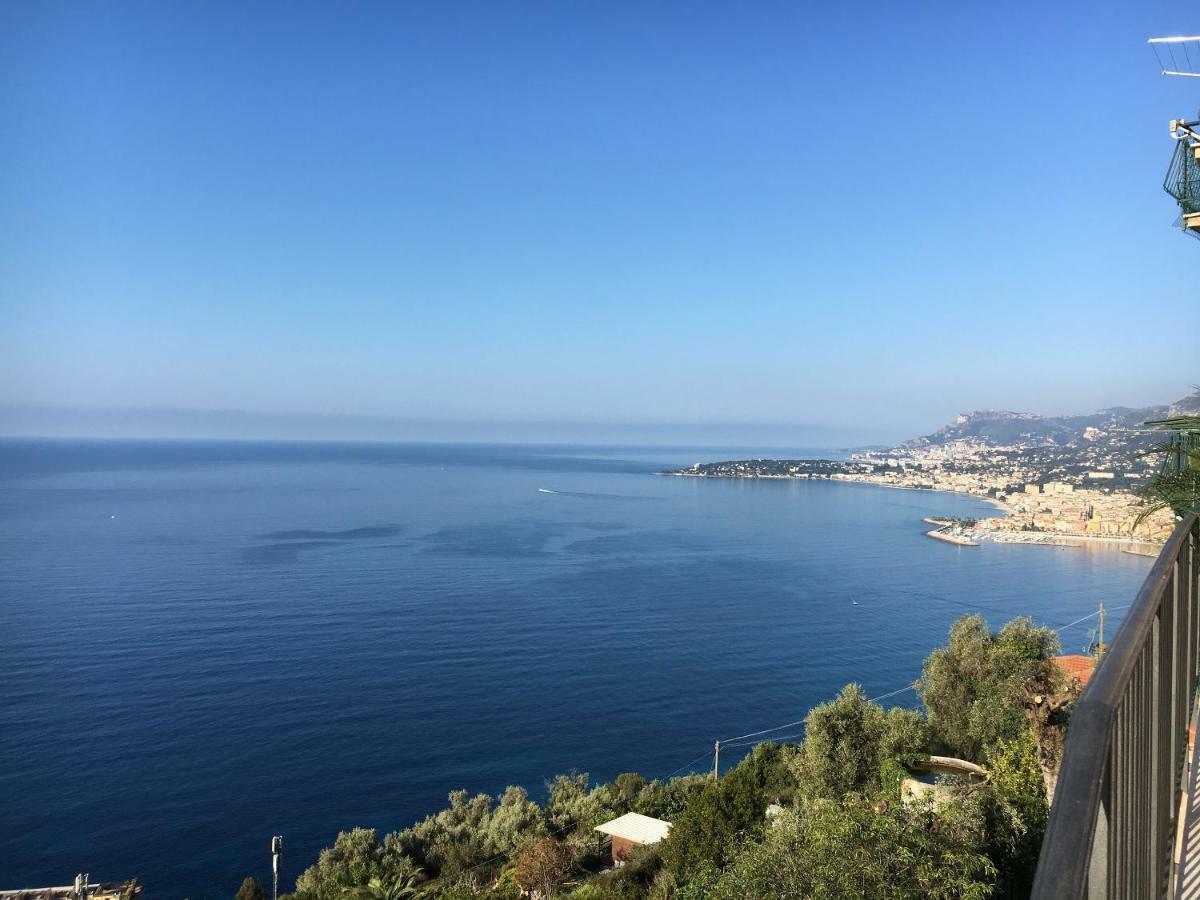 House In Grimaldi. Spectacular View Over The French Riviera! غريمالدي المظهر الخارجي الصورة
